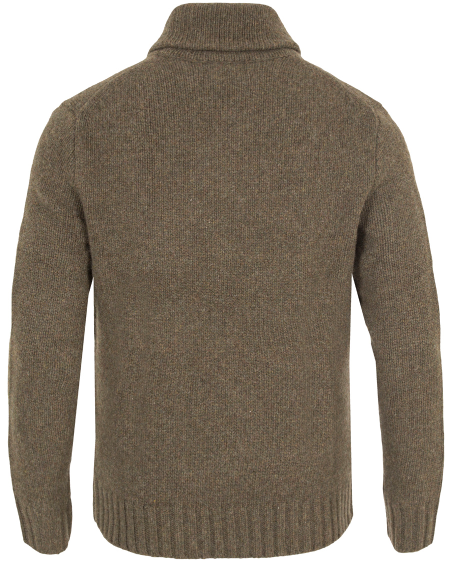 Homme | Pulls Et Tricots | Polo Ralph Lauren | Knitted Wool/Cashmere Shawl Sweater Olive Melange