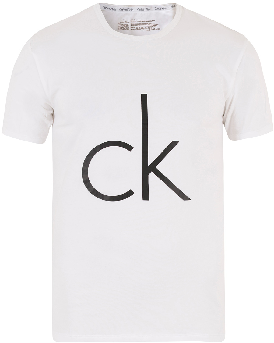 Homme | T-shirts | Calvin Klein | Logo Crew Neck Tee White