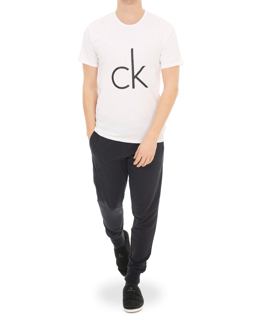 Homme | T-shirts | Calvin Klein | Logo Crew Neck Tee White