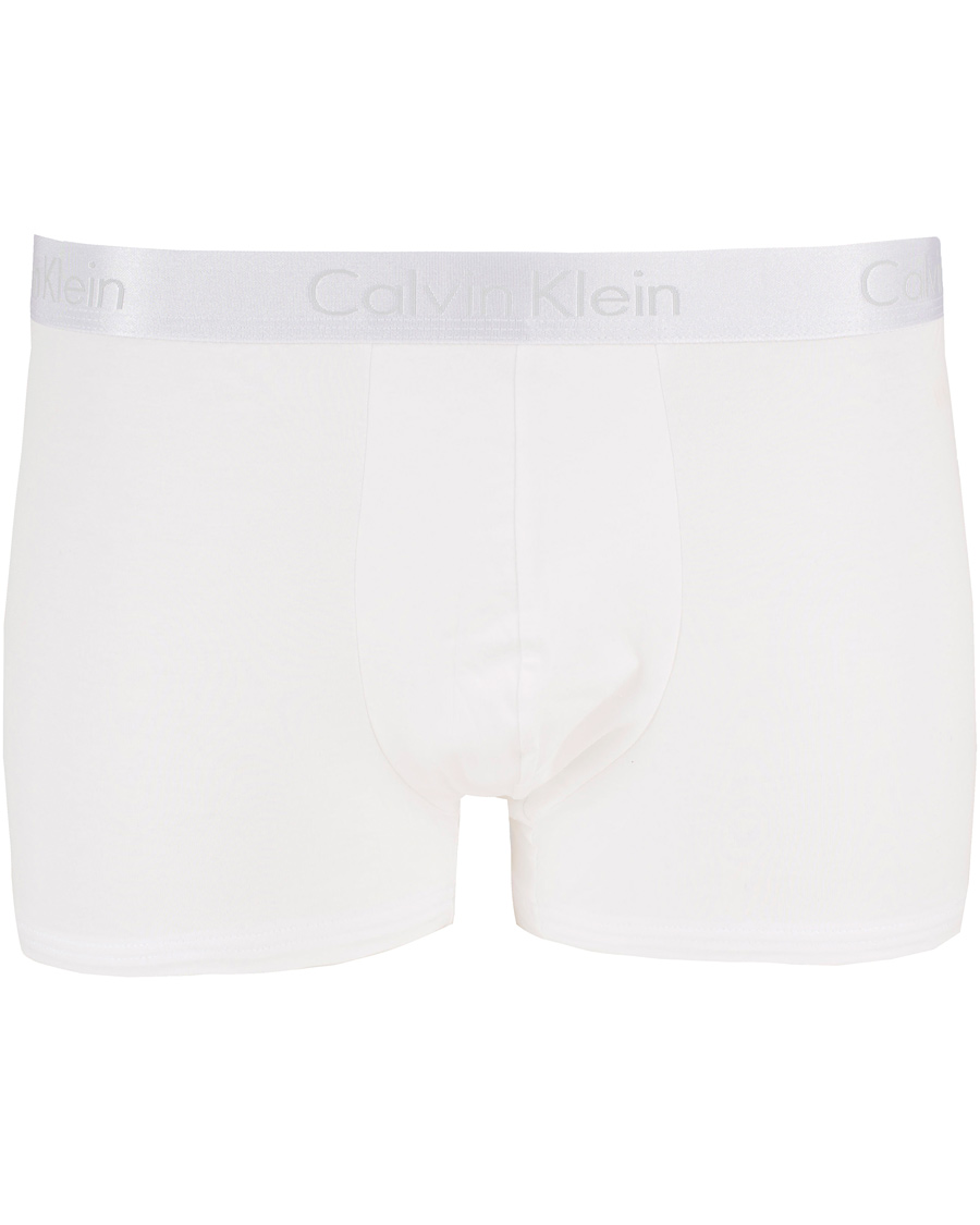 Homme | Sous-Vêtements Et Chaussettes | Calvin Klein | Liquid Stretch Cotton Trunk White