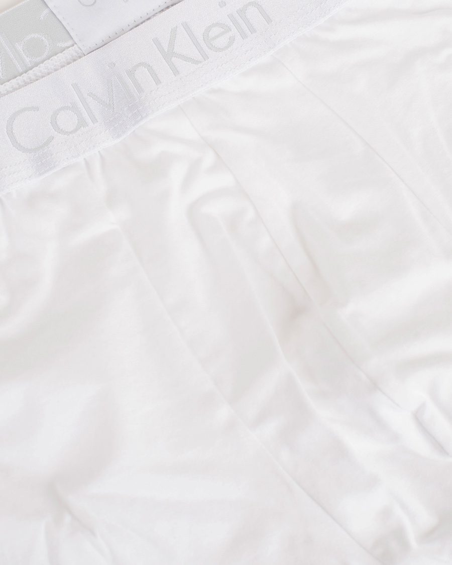 Homme | Sous-Vêtements Et Chaussettes | Calvin Klein | Liquid Stretch Cotton Trunk White