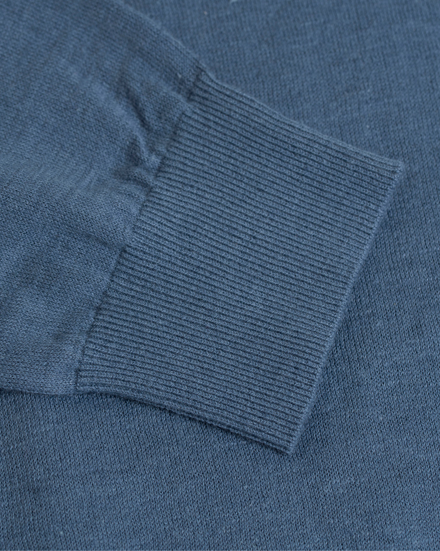 Homme | Pulls Et Tricots | Tiger of Sweden | Fender Knitted Polo Teal Blue