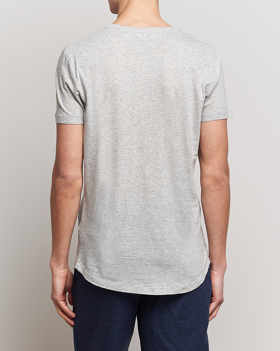 Homme | T-shirts | Orlebar Brown | OB Crew Neck Tee Mid Grey Melange
