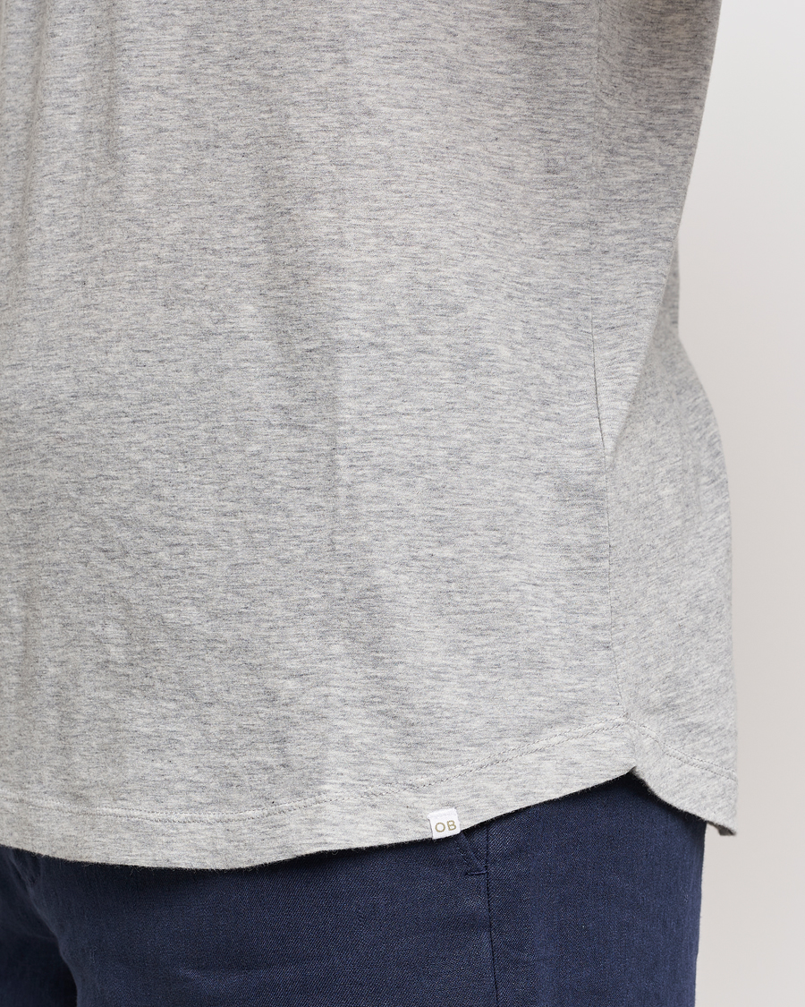 Homme | T-shirts | Orlebar Brown | OB Crew Neck Tee Mid Grey Melange
