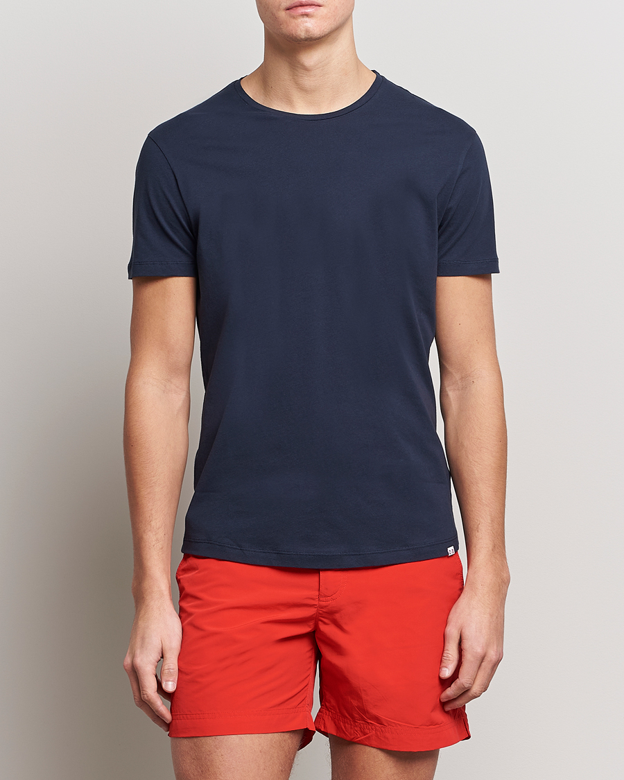 Homme | T-shirts | Orlebar Brown | OB Crew Neck Tee Navy