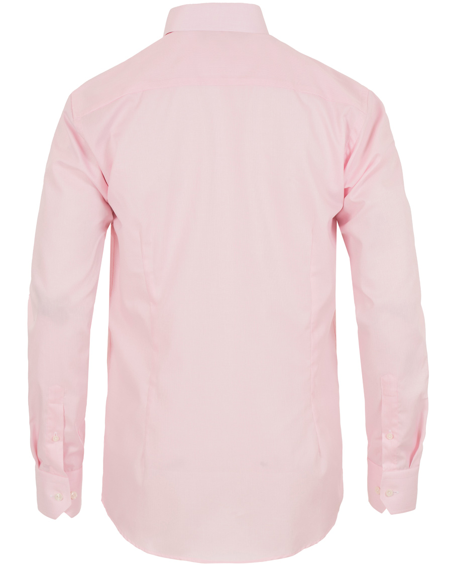 Homme | Chemises | Eton | Slim Fit Cut Away Micro Print Shirt Pink/Red