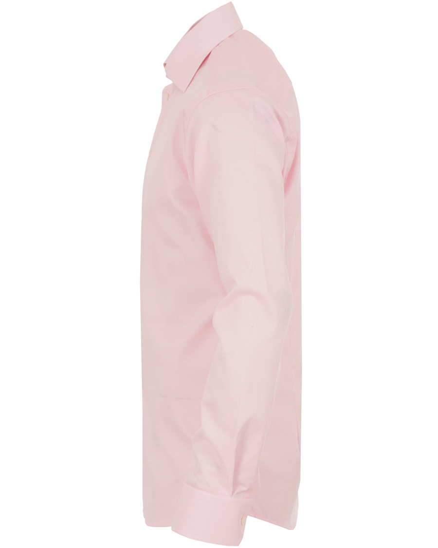 Homme | Chemises | Eton | Slim Fit Cut Away Micro Print Shirt Pink/Red