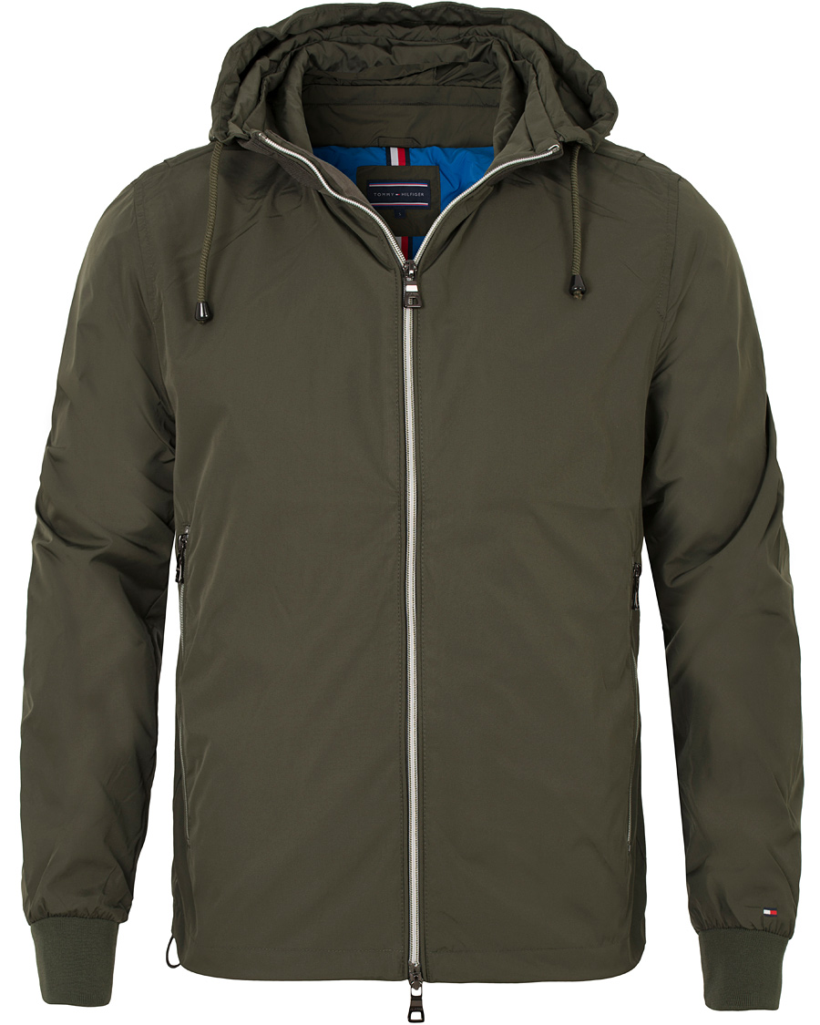Homme | Manteaux Et Vestes | Tommy Hilfiger | Darrel Nylon Hood Jacket Forrest Night