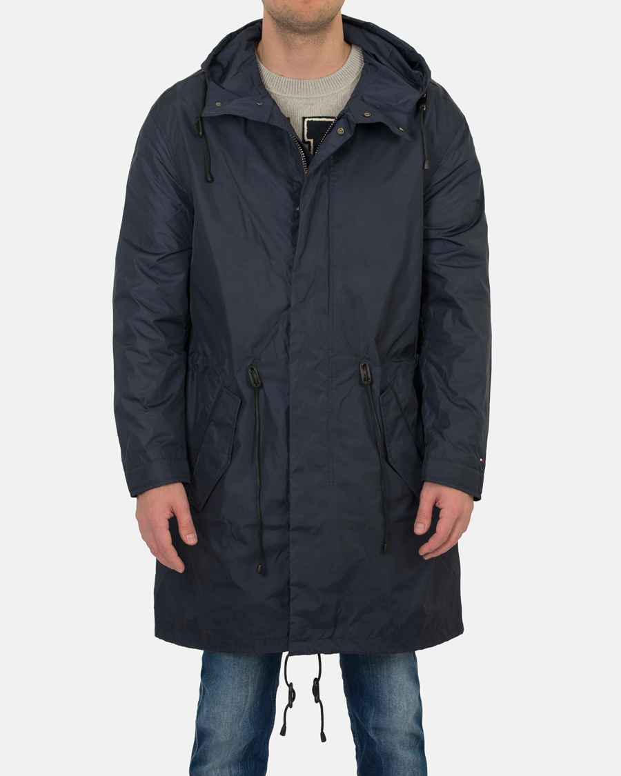 Homme | Manteaux Et Vestes | Tommy Hilfiger | Br-Spencer Fish Tail Parka Peacoat Blue