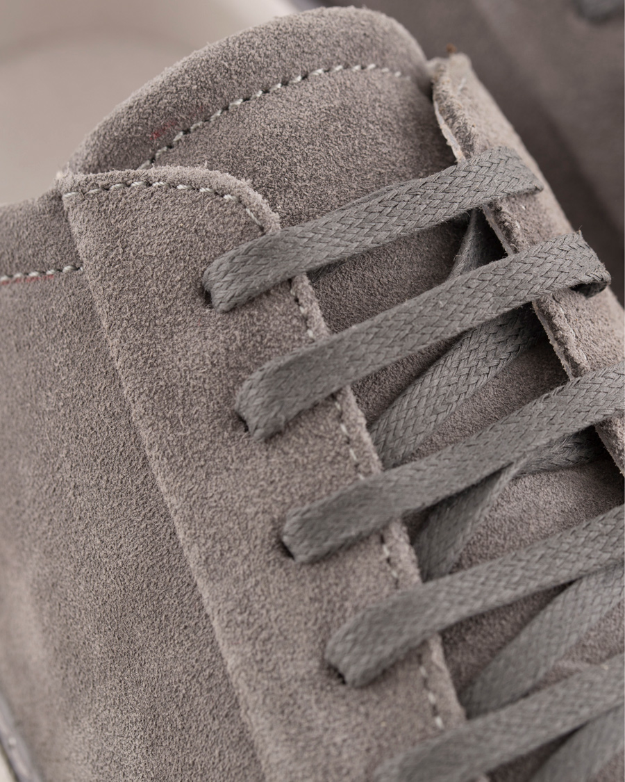 Homme | J.Lindeberg Lace Suede Sneaker Stone Grey | J.Lindeberg | Lace Suede Sneaker Stone Grey