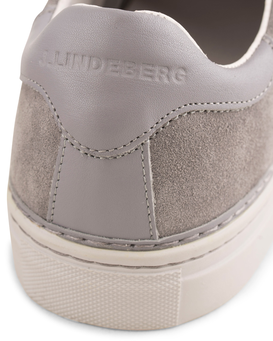 Homme | J.Lindeberg Lace Suede Sneaker Stone Grey | J.Lindeberg | Lace Suede Sneaker Stone Grey