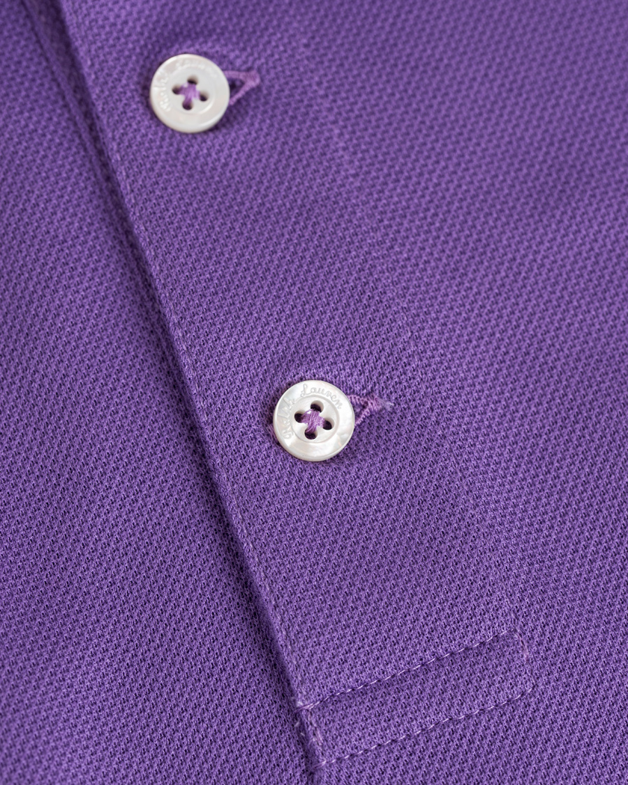 Homme | Polos | Ralph Lauren Purple Label | Mercerized Cotton Pique Classic Lavender