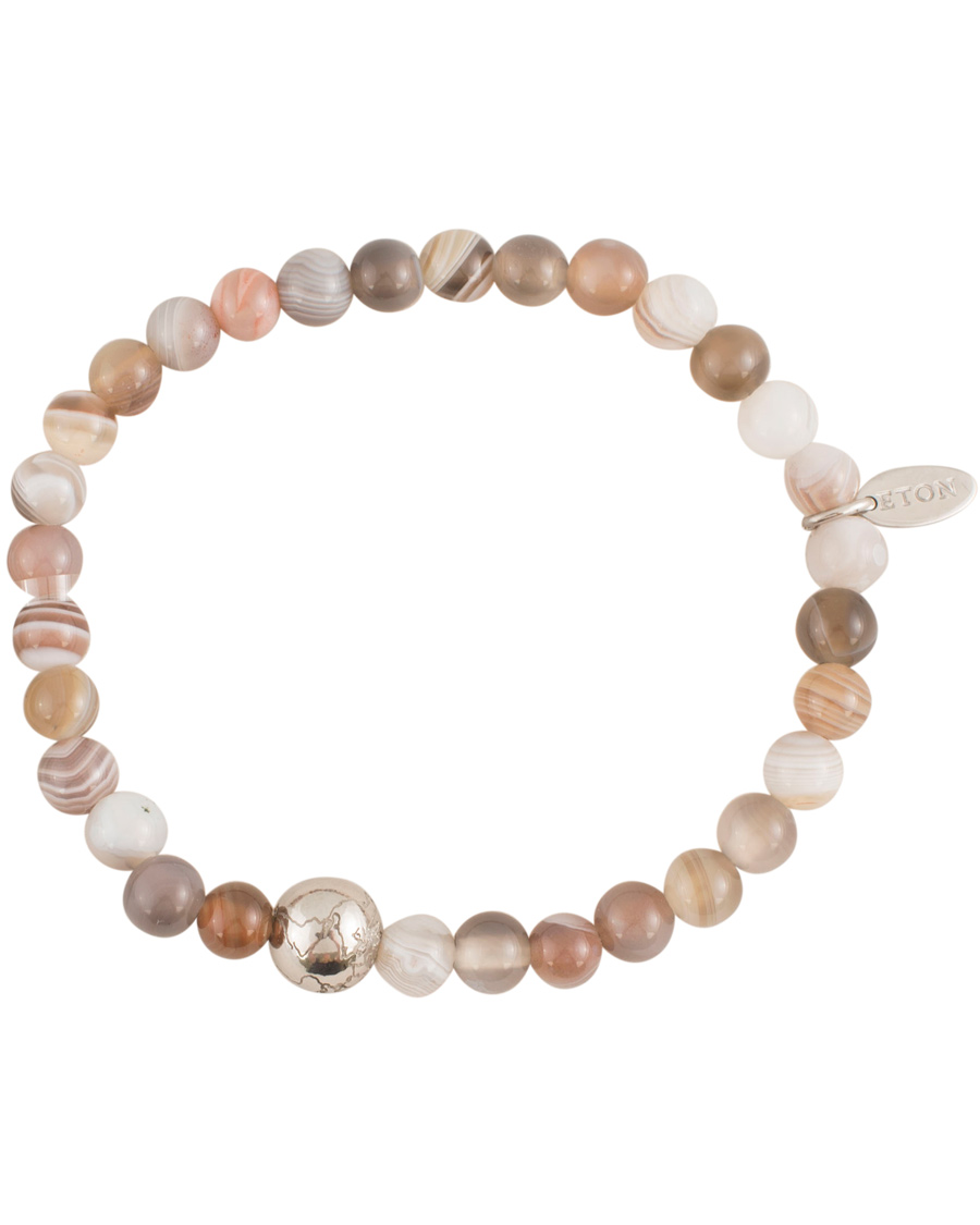Homme | Eton Earth Semi Precious Stone Bracelet Brown | Eton | Earth Semi Precious Stone Bracelet Brown