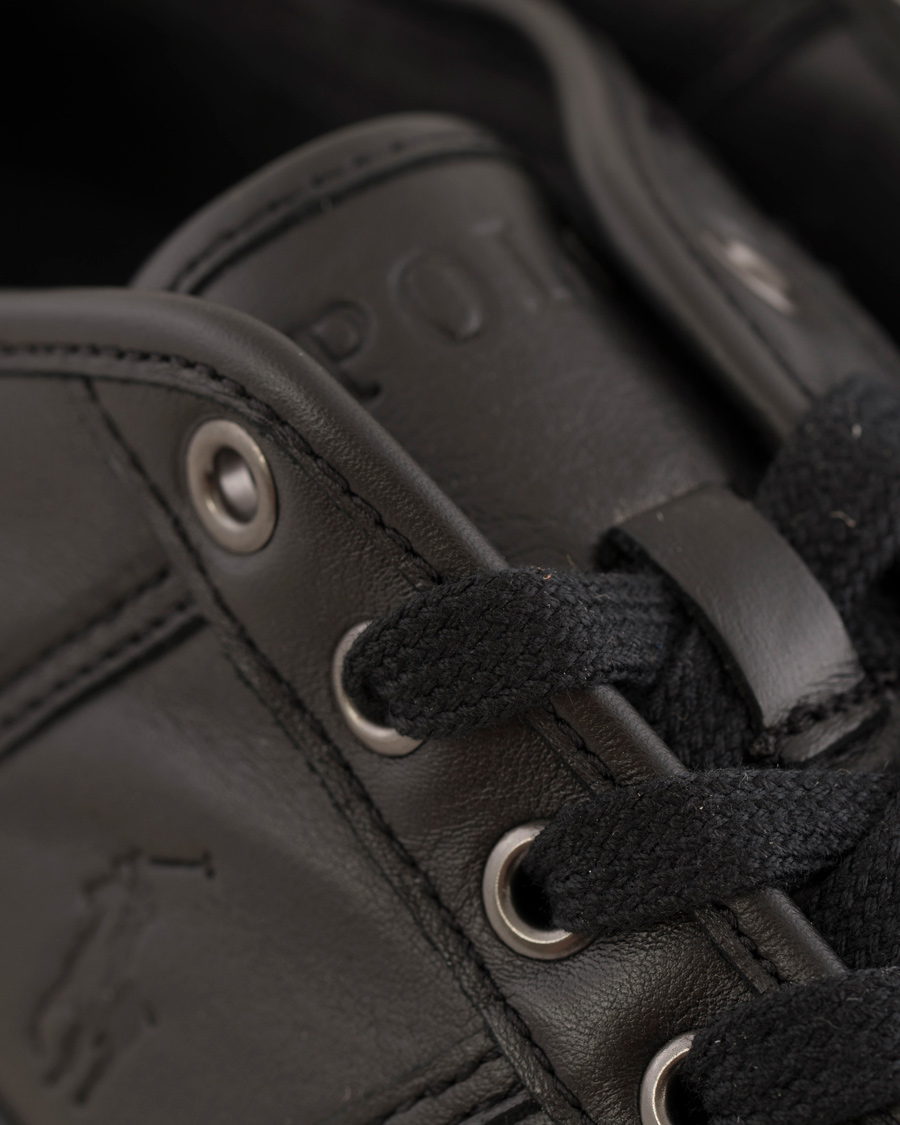 Homme | Polo Ralph Lauren Tyrian Calf Sneaker Black | Polo Ralph Lauren | Tyrian Calf Sneaker Black