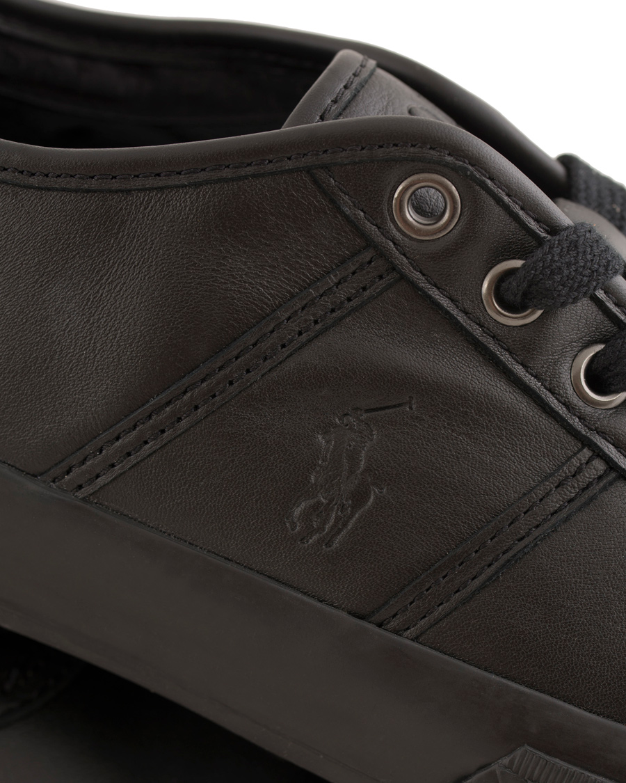 Homme | Polo Ralph Lauren Tyrian Calf Sneaker Black | Polo Ralph Lauren | Tyrian Calf Sneaker Black