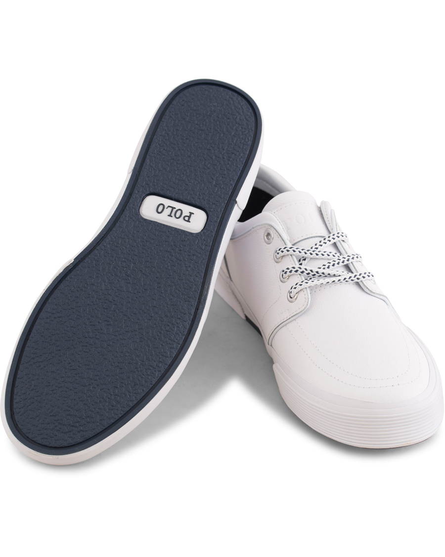 Homme | Polo Ralph Lauren Faxon Low Leather Sneaker White | Polo Ralph Lauren | Faxon Low Leather Sneaker White