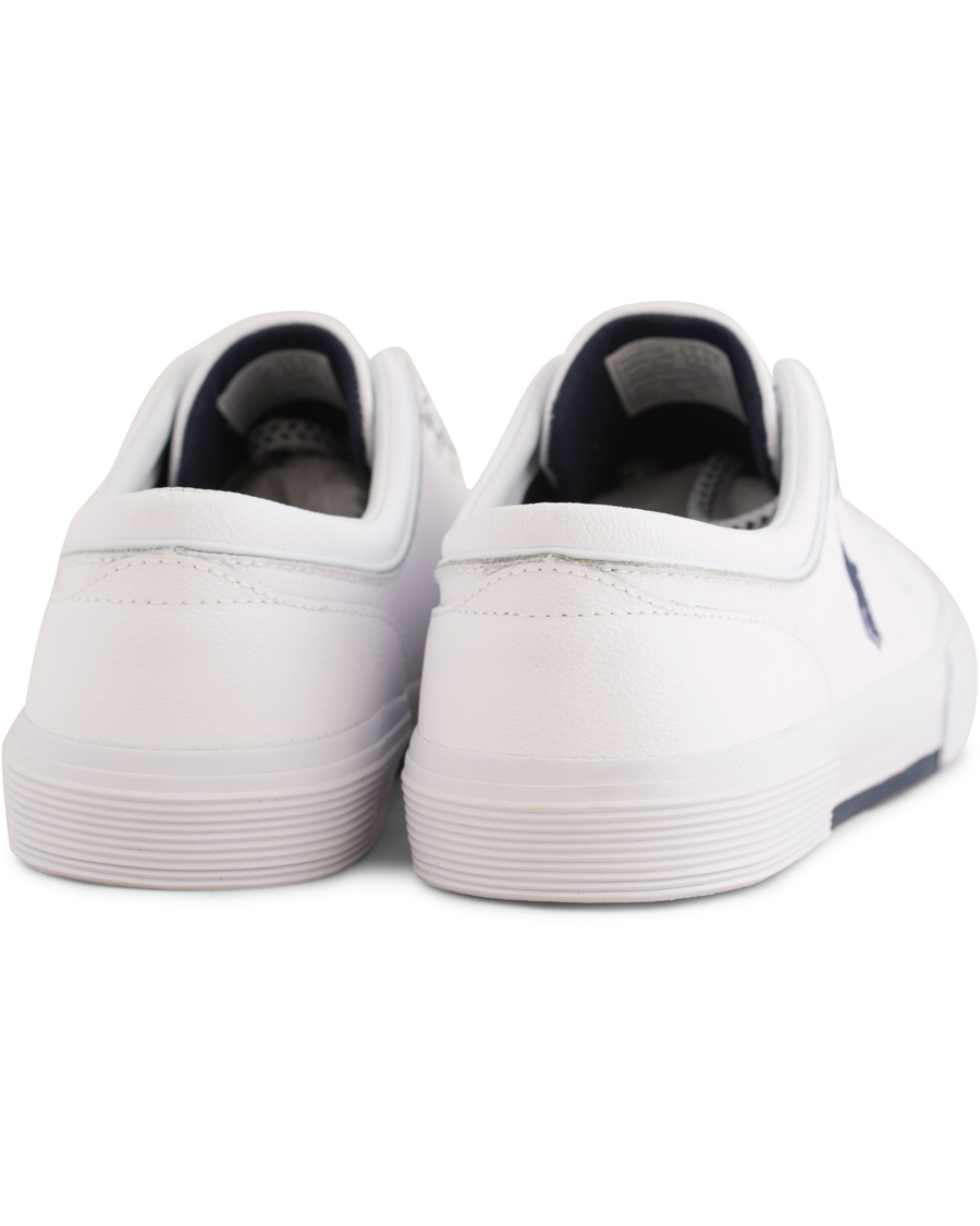 Homme | Polo Ralph Lauren Faxon Low Leather Sneaker White | Polo Ralph Lauren | Faxon Low Leather Sneaker White