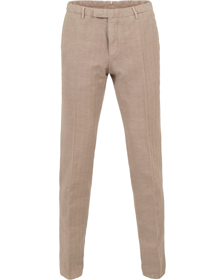 Homme | Costumes | Boglioli | K Jacket Cotton/Linen Herringbone Suit Beige