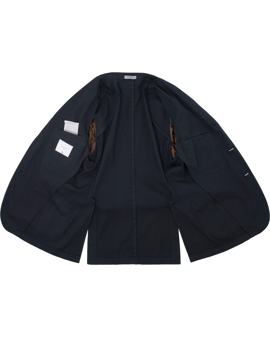 Homme | Blazers | Boglioli | K Jacket Stretch Cotton Blazer Dark Blue