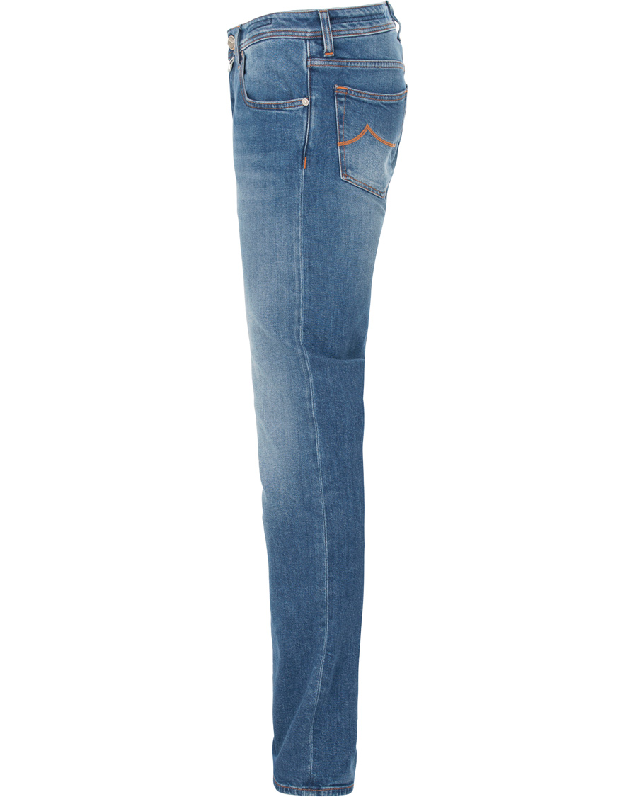 Homme | Jeans | Jacob Cohën | Jacob Cohen 622 Washed Slim Jeans Blue