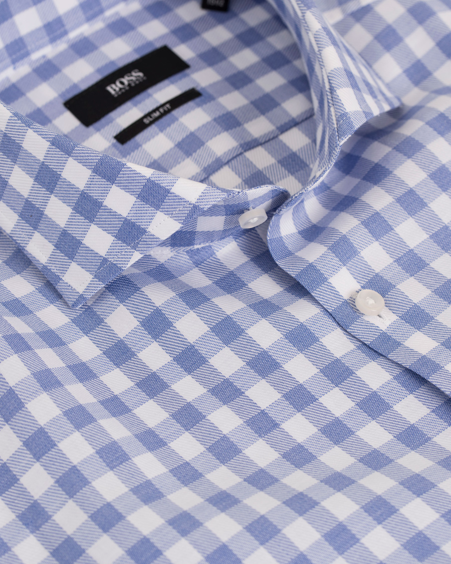 Homme | Chemises | BOSS BLACK | BOSS Jason Slim Fit Check Shirt Blue