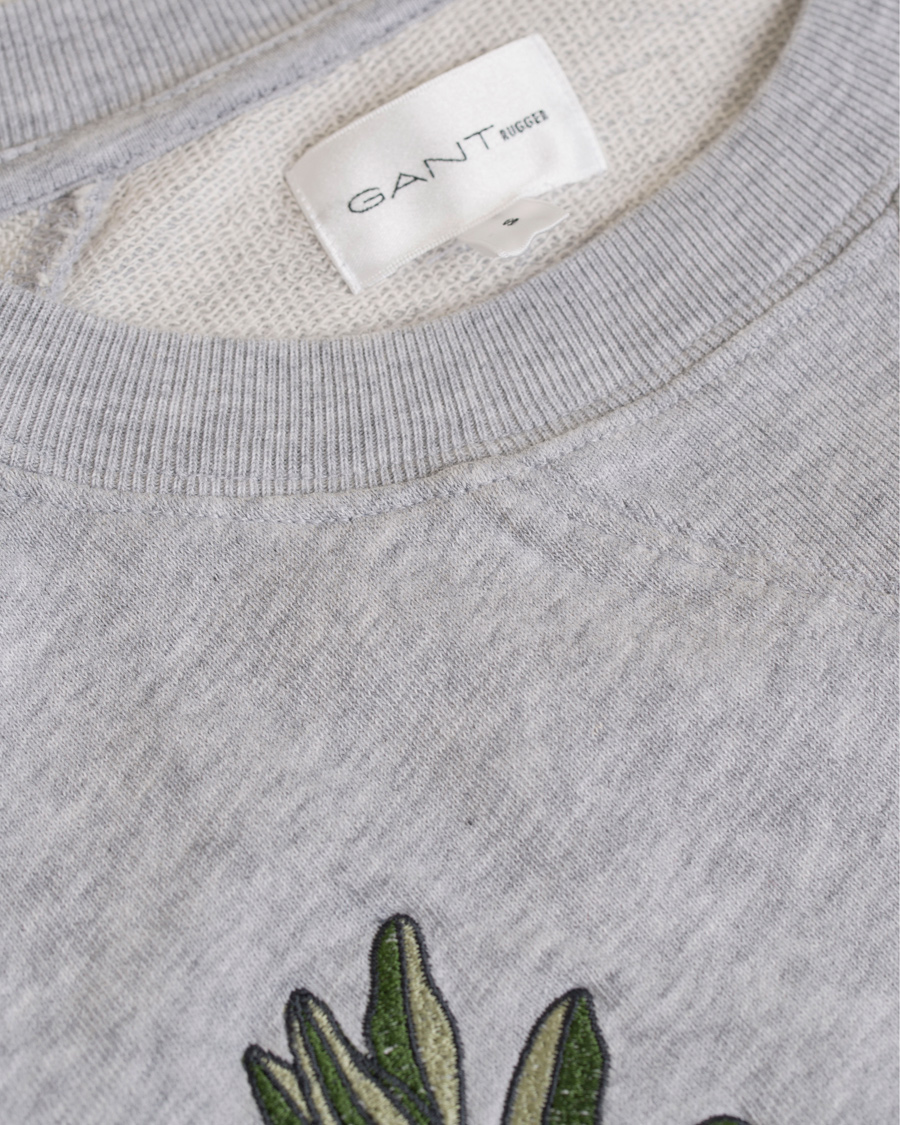 Homme | Pulls Et Tricots | GANT Rugger | The Embroidery Crew Sweatshirt Grey