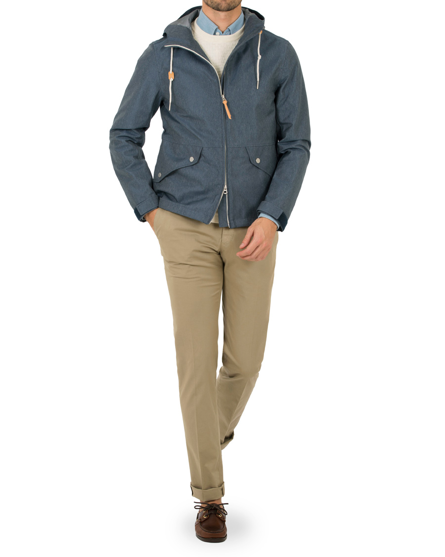 Homme | Manteaux Et Vestes | GANT Rugger | 3 Layer Jacket Indigo Blue