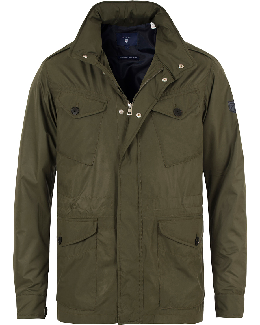 Homme | Manteaux Et Vestes | GANT | Lightweight Field Jacket Pine Green