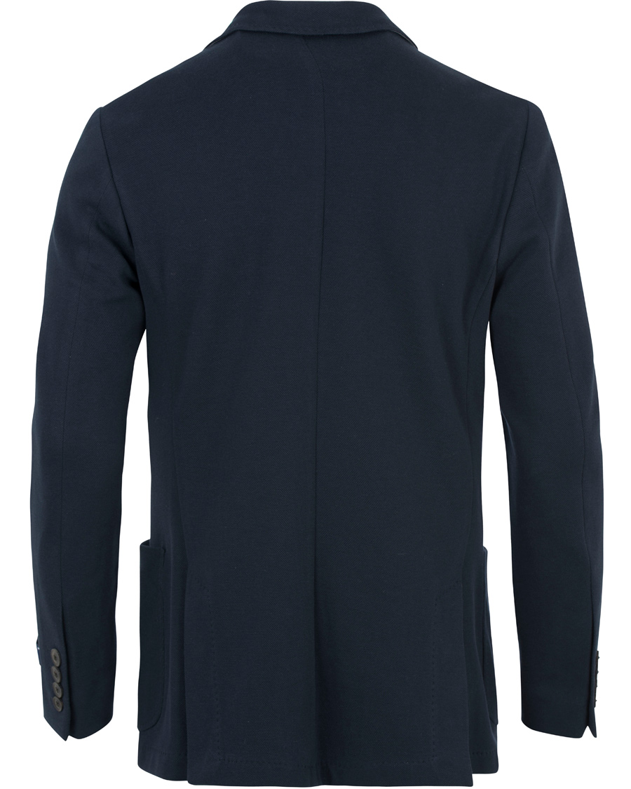Homme | Blazers | Gant | Weekender Fit Cotton Pique Blazer Navy