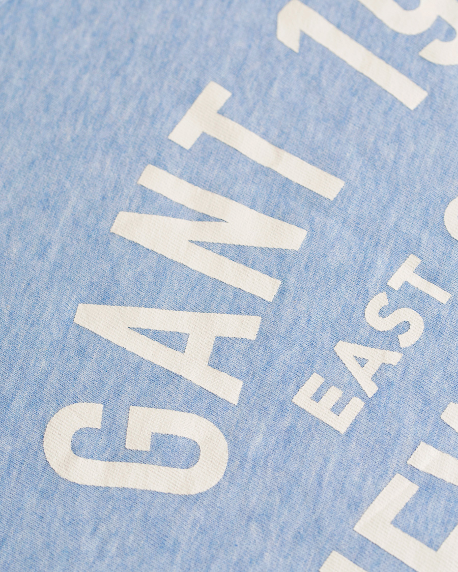 Homme | Pulls Et Tricots | GANT | New Haven Sweatshirt Frost Blue Melange