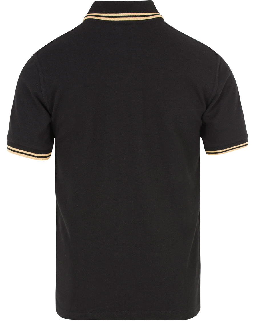 Homme | Polos | Fred Perry Reissues | Twin Tip Polo Black/Champagne