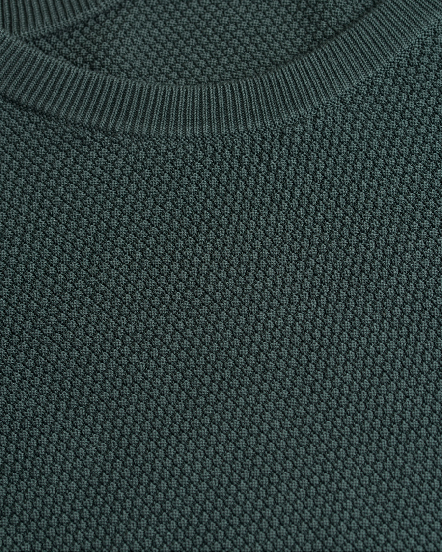 Homme | Pulls Et Tricots | Tiger of Sweden | Matias Waffle Crew Neck Nobel Green