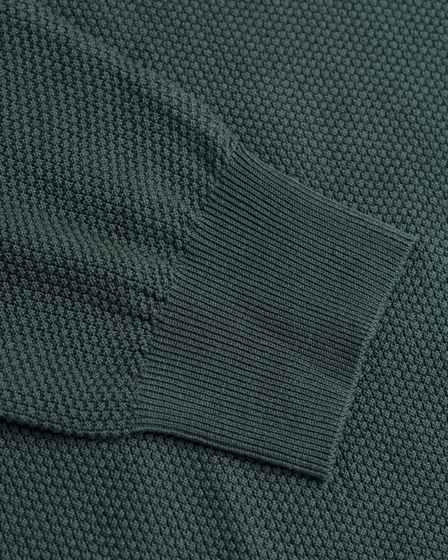 Homme | Pulls Et Tricots | Tiger of Sweden | Matias Waffle Crew Neck Nobel Green