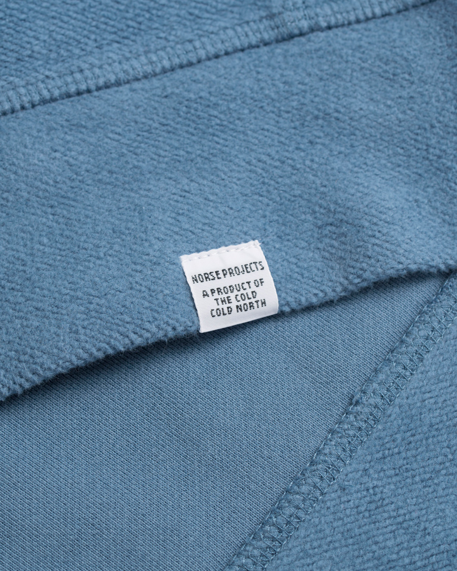 Homme | Pulls Et Tricots | Norse Projects | Ketel Brushed Sweatshirt Marginal Blue