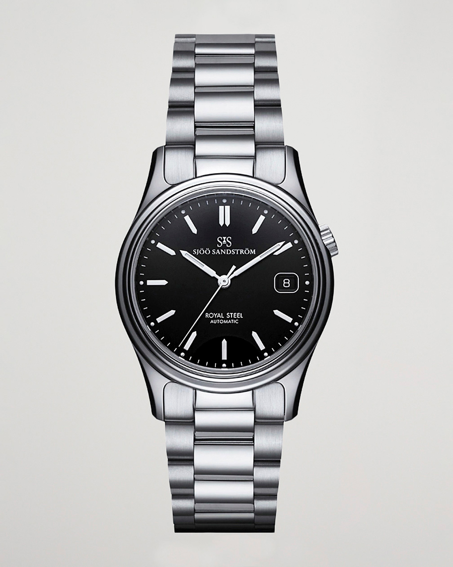 Homme | Sjöö Sandström Royal Steel Classic 36mm Black with Steel | Sjöö Sandström | Royal Steel Classic 36mm Black with Steel
