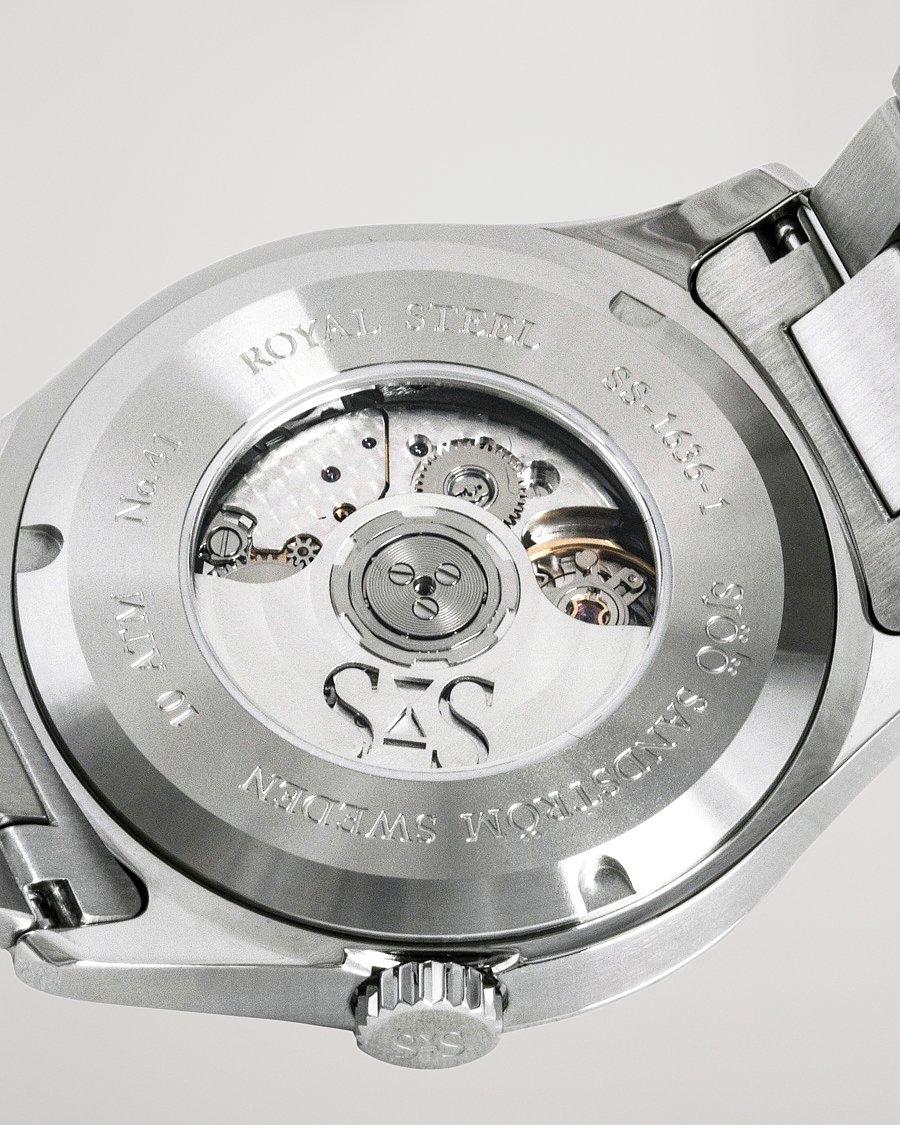 Homme | Sjöö Sandström Royal Steel Classic 36mm Black with Steel | Sjöö Sandström | Royal Steel Classic 36mm Black with Steel