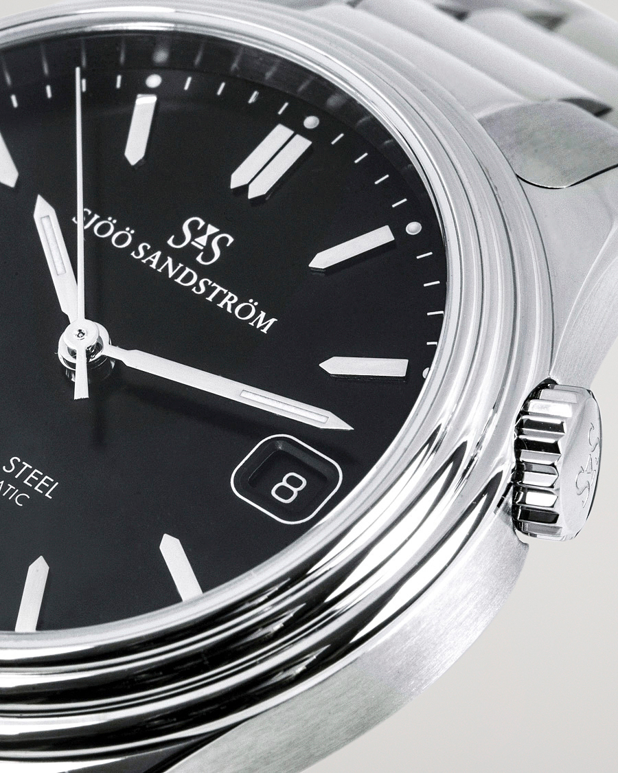 Homme | Sjöö Sandström Royal Steel Classic 36mm Black with Steel | Sjöö Sandström | Royal Steel Classic 36mm Black with Steel