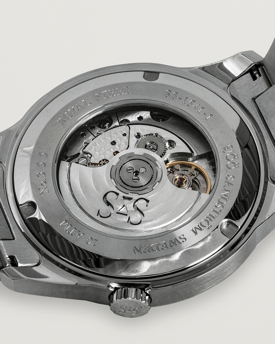 Homme | Sjöö Sandström Royal Steel Classic 41mm Black and Steel | Sjöö Sandström | Royal Steel Classic 41mm Black and Steel