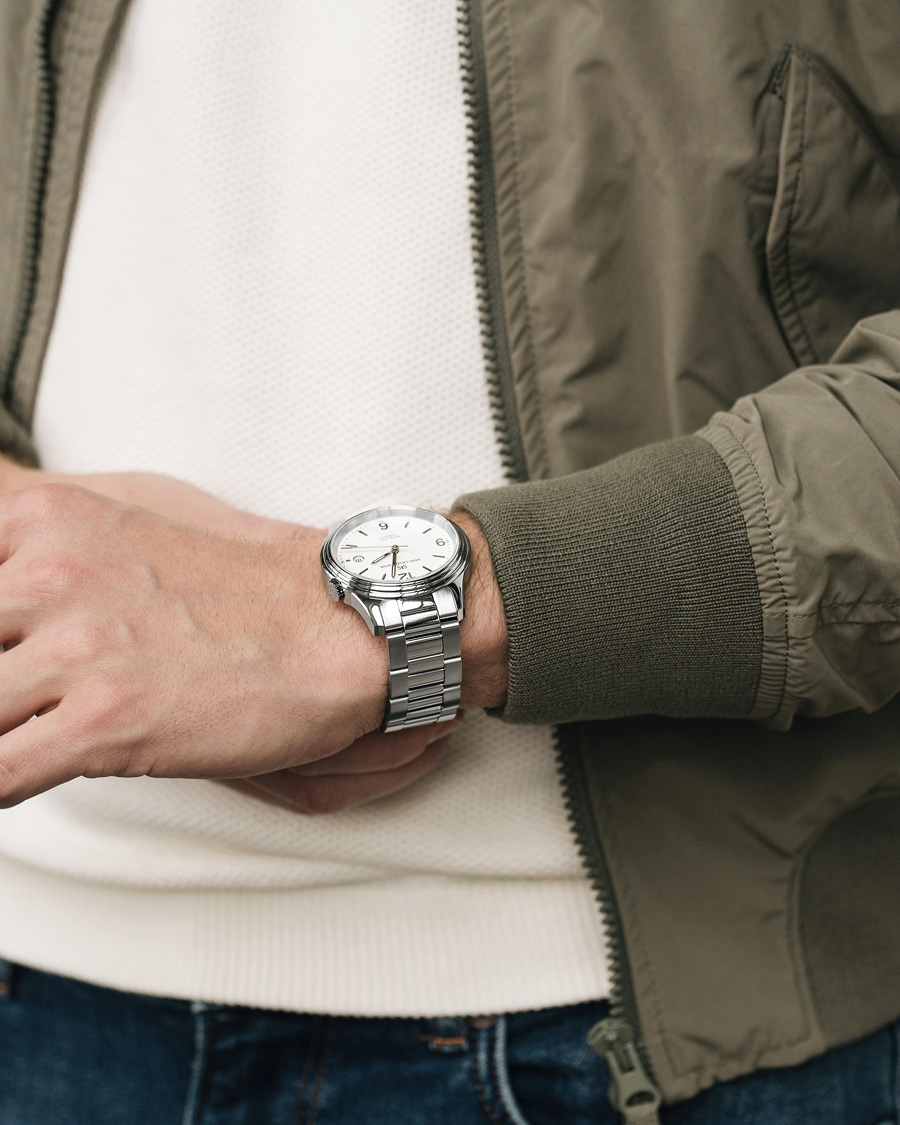 Homme | Sjöö Sandström Royal Steel Classic 41mm White and Steel | Sjöö Sandström | Royal Steel Classic 41mm White and Steel