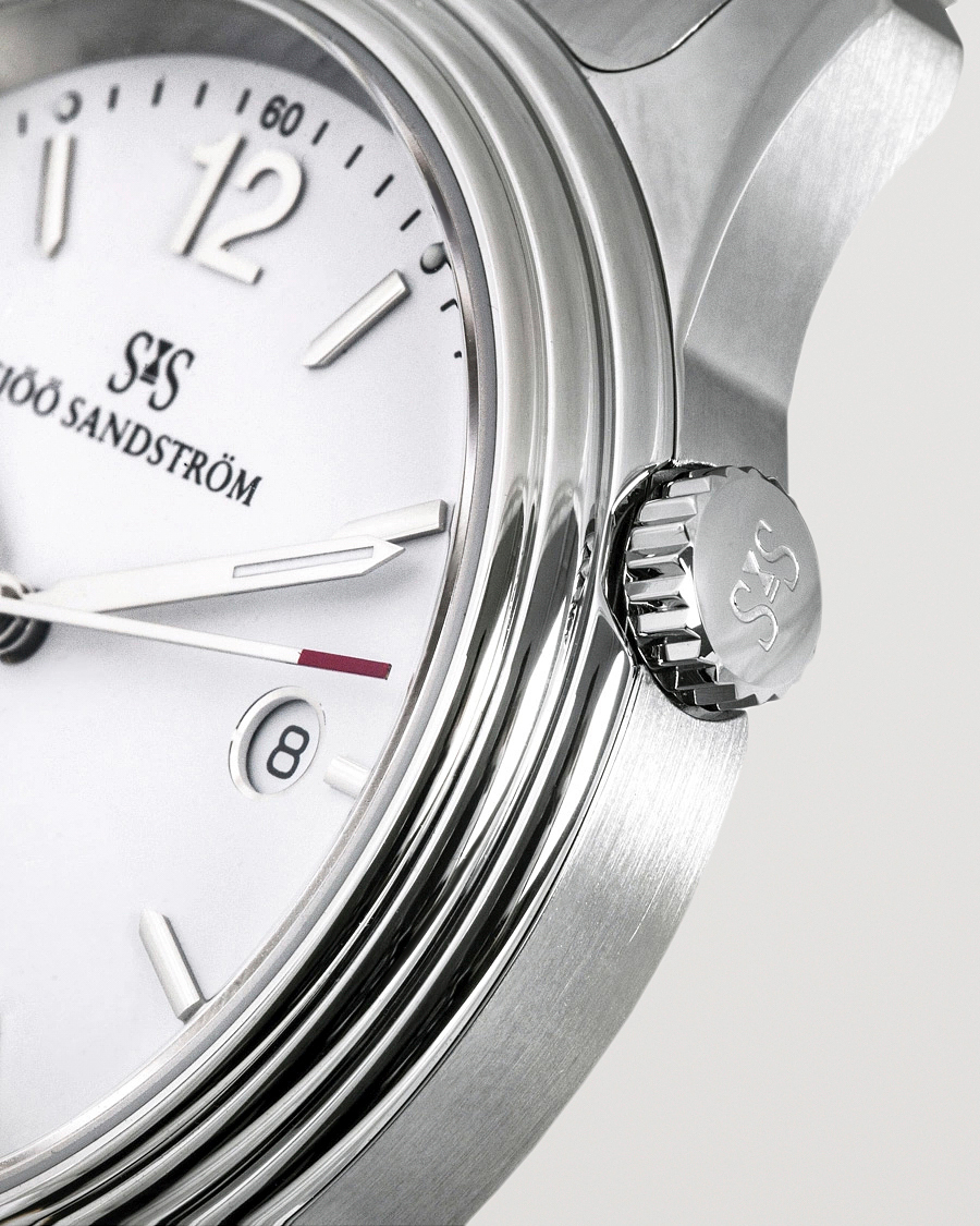 Homme | Sjöö Sandström Royal Steel Classic 41mm White and Steel | Sjöö Sandström | Royal Steel Classic 41mm White and Steel