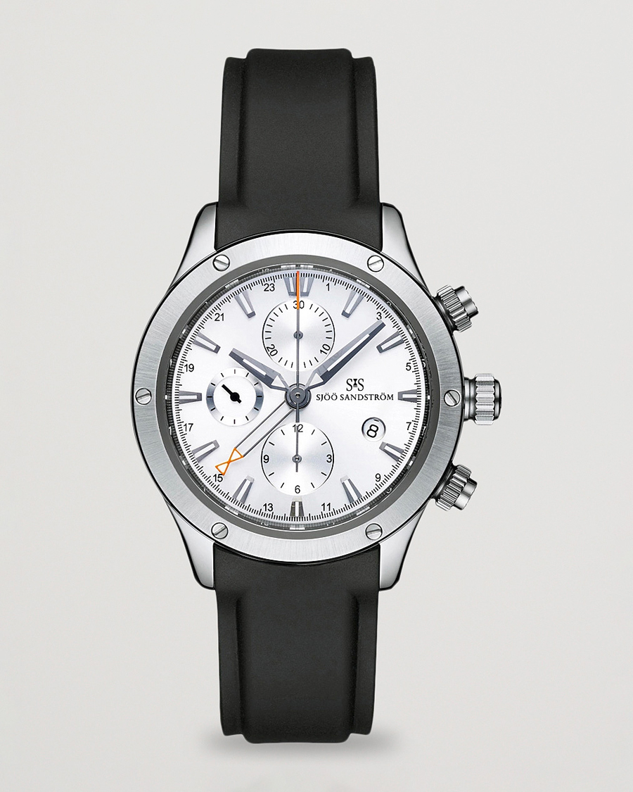 Homme | Sjöö Sandström UTC Extreme 44,2mm Silver and Black Rubber | Sjöö Sandström | UTC Extreme 44,2mm Silver and Black Rubber