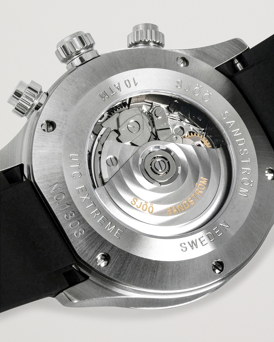 Homme | Sjöö Sandström UTC Extreme 44,2mm Silver and Black Rubber | Sjöö Sandström | UTC Extreme 44,2mm Silver and Black Rubber