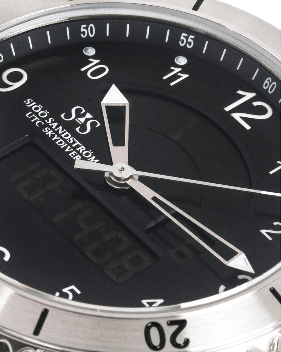 Homme | Sjöö Sandström UTC Skydiver 44,2mm Black and Black Rubber | Sjöö Sandström | UTC Skydiver 44,2mm Black and Black Rubber