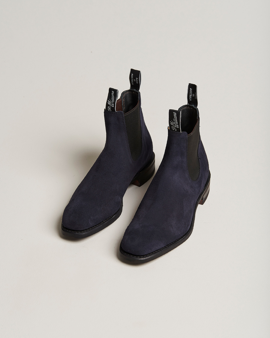 Homme | R.M.Williams Blaxland G Boot Universe Navy Suede | R.M.Williams | Blaxland G Boot Universe Navy Suede