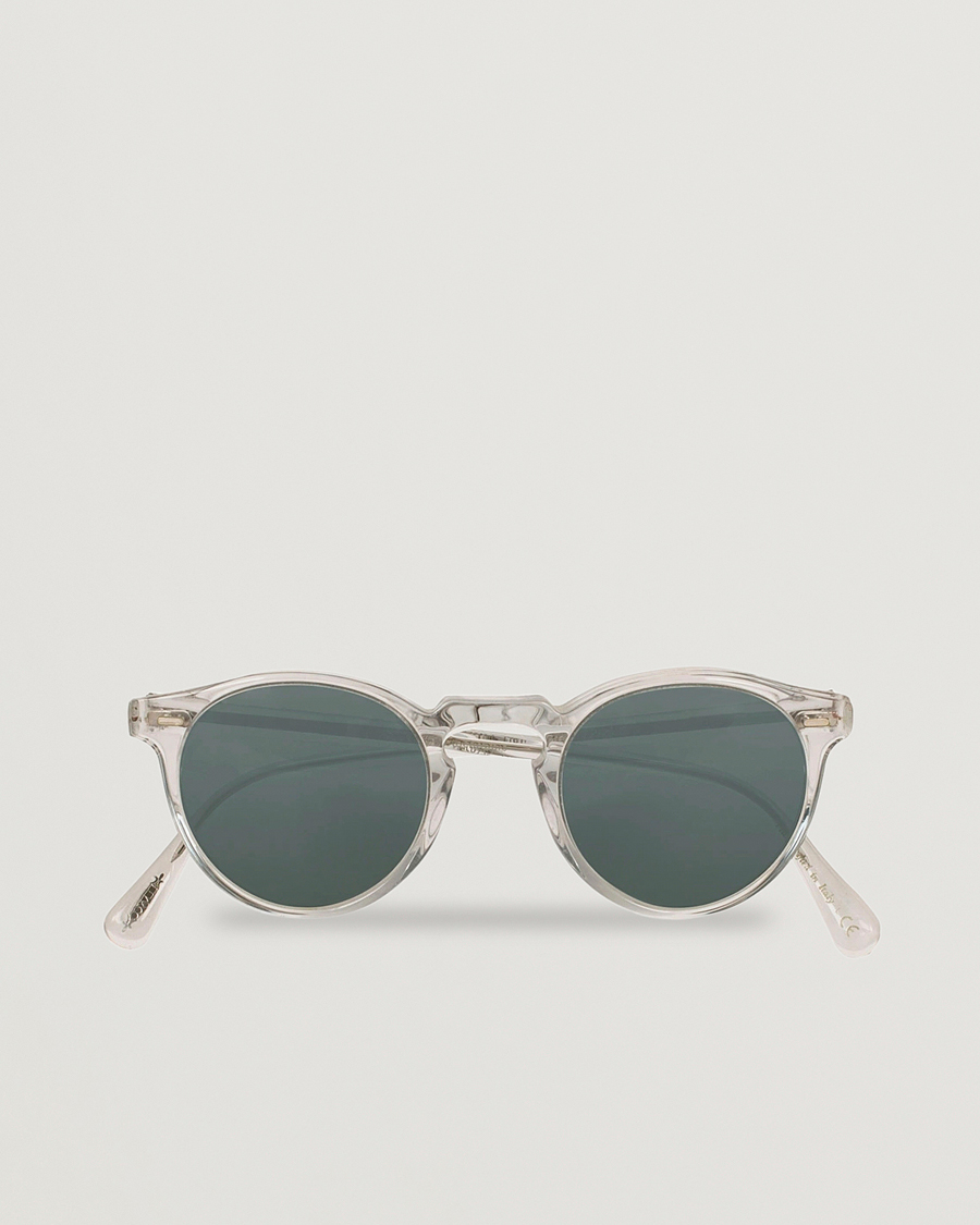 Homme | Lunettes De Soleil | Oliver Peoples | Gregory Peck Sunglasses Crystal/Indigo Photochromic