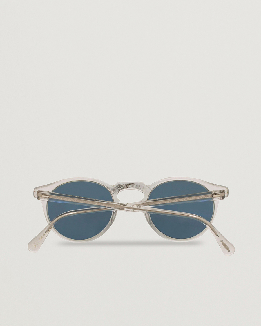 Homme | Lunettes De Soleil | Oliver Peoples | Gregory Peck Sunglasses Crystal/Indigo Photochromic