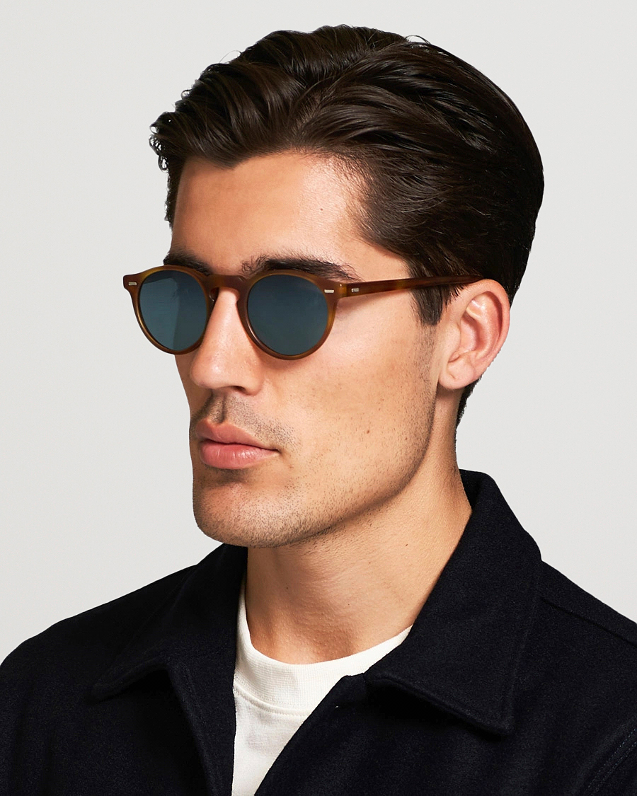 Homme | Lunettes De Soleil | Oliver Peoples | Gregory Peck Sunglasses Semi Matte/Indigo Photochromic