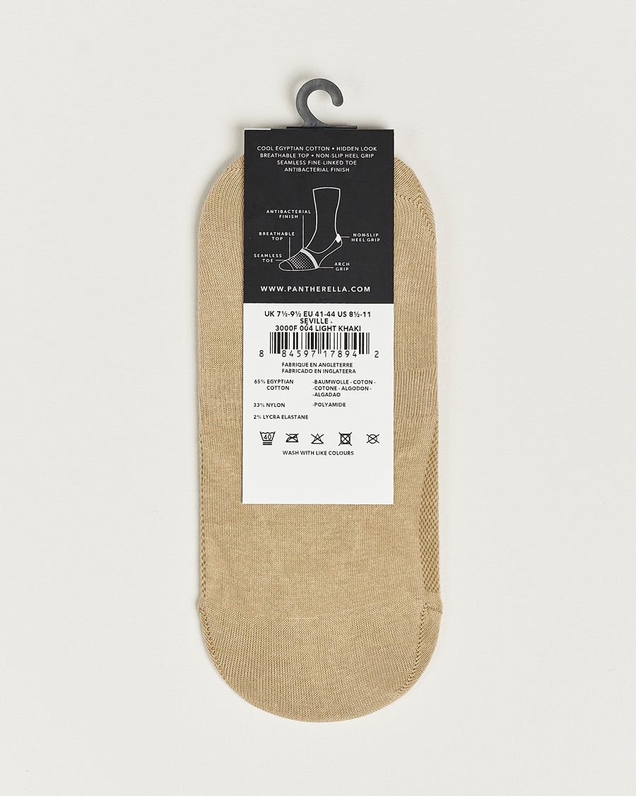 Homme | Sous-Vêtements Et Chaussettes | Pantherella | Footlet Cotton/Nylon Sock Khaki