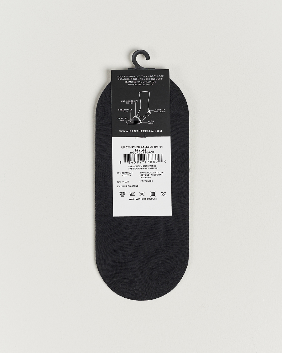 Homme | Sous-Vêtements Et Chaussettes | Pantherella | Footlet Cotton/Nylon Sock Black