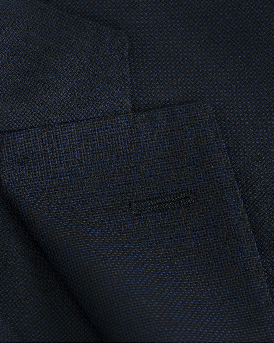 Homme | Blazers | Boglioli | K Jacket Patch Pocket Wool Blazer Navy